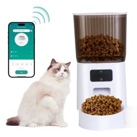 5 Liter WiFi Automatic Pet Feeder with App Control Timed Feeding and Dual Power Supply