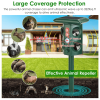 5 Mode Solar Animal Repeller with PIR Sensor and USB Rechargeable Battery