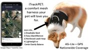 Remote Pet Surveillance Pet Tracker GPS Dog Trackers Collar Mounted Finder Size:XS