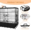 36 Inch Medium Wire Dog Crate with Divider and Leakproof Tray
