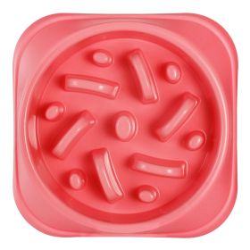 Slow Feeder Bowl for Dogs With Anti Bloat No Gulp Feeding Dish (Option: erPink)