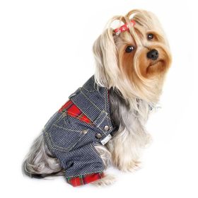 Adorable Stripy Denim Overall (Option: XS)