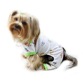 Knit Cotton Pajamas with Party Animals (Option: S)