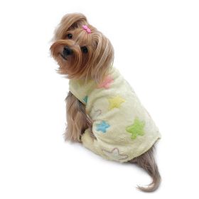Ultra Plush Colorful Stars Front Sleeveless Pajamas (Option: S)