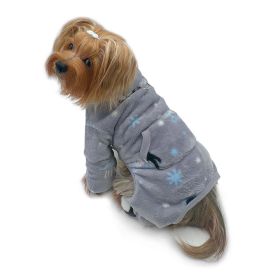 Ultra Thick Plush Penguins Turtleneck Pajamas (Option: S)