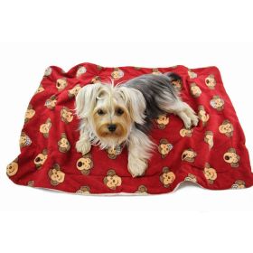 Silly Monkey Ultra (Option: Plush Blanket  Burgundy  S)