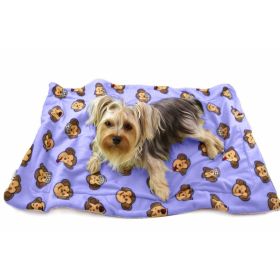 Silly Monkey Ultra (Option: Plush Blanket  Lavender  S)