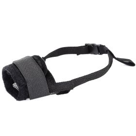 Pet Dog Muzzle Mask Adjustable Dog Mouth Cover with Breathable Mesh Adjustable at Neck Snout for Anti Biting Barking Chewing (Option: uzzleS)