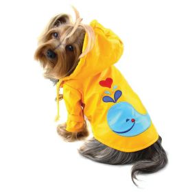 Splashing Whale Raincoat with Cotton Lining (Option: M)